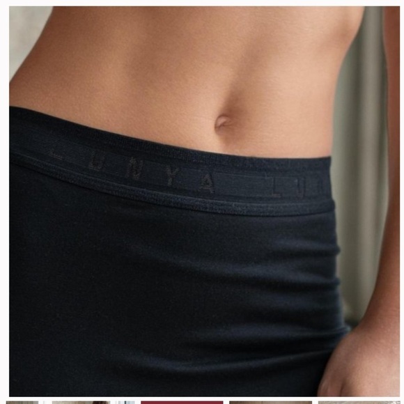 NWOT Lunya Soft Modal Bike Short in Black - Picture 4 of 8